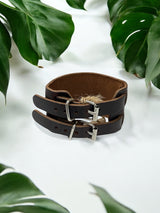 Leather Cuff Buckle Bracelet | Stylish and Durable