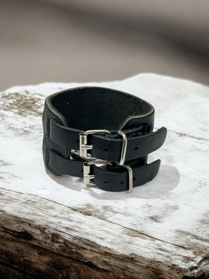 Leather Cuff Buckle Bracelet | Stylish and Durable