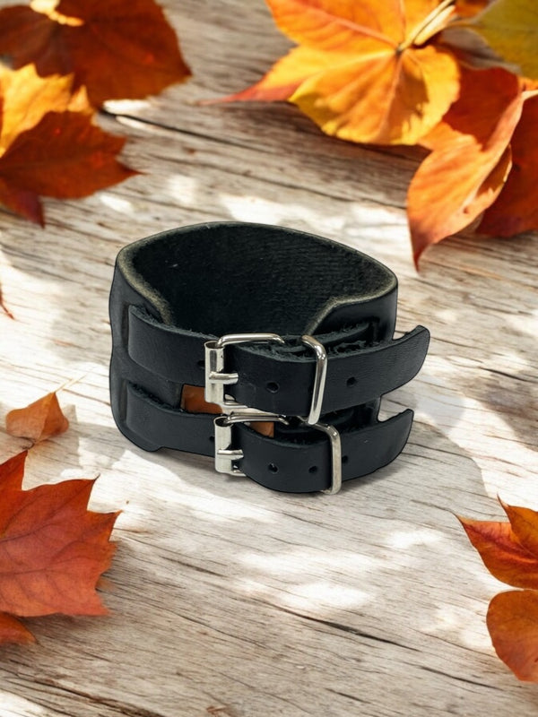 Leather Cuff Buckle Bracelet | Stylish and Durable