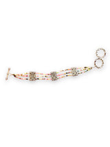 Vibrant Tourmaline Triple Strand Bracelet | A Gemstone Delight