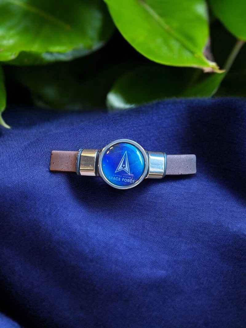 Space Force Cork Bracelet | A Celestial Fashion Statement