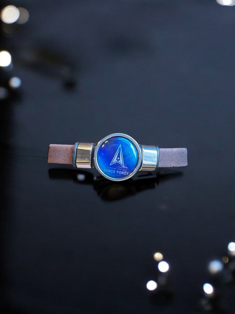 Space Force Cork Bracelet | A Celestial Fashion Statement