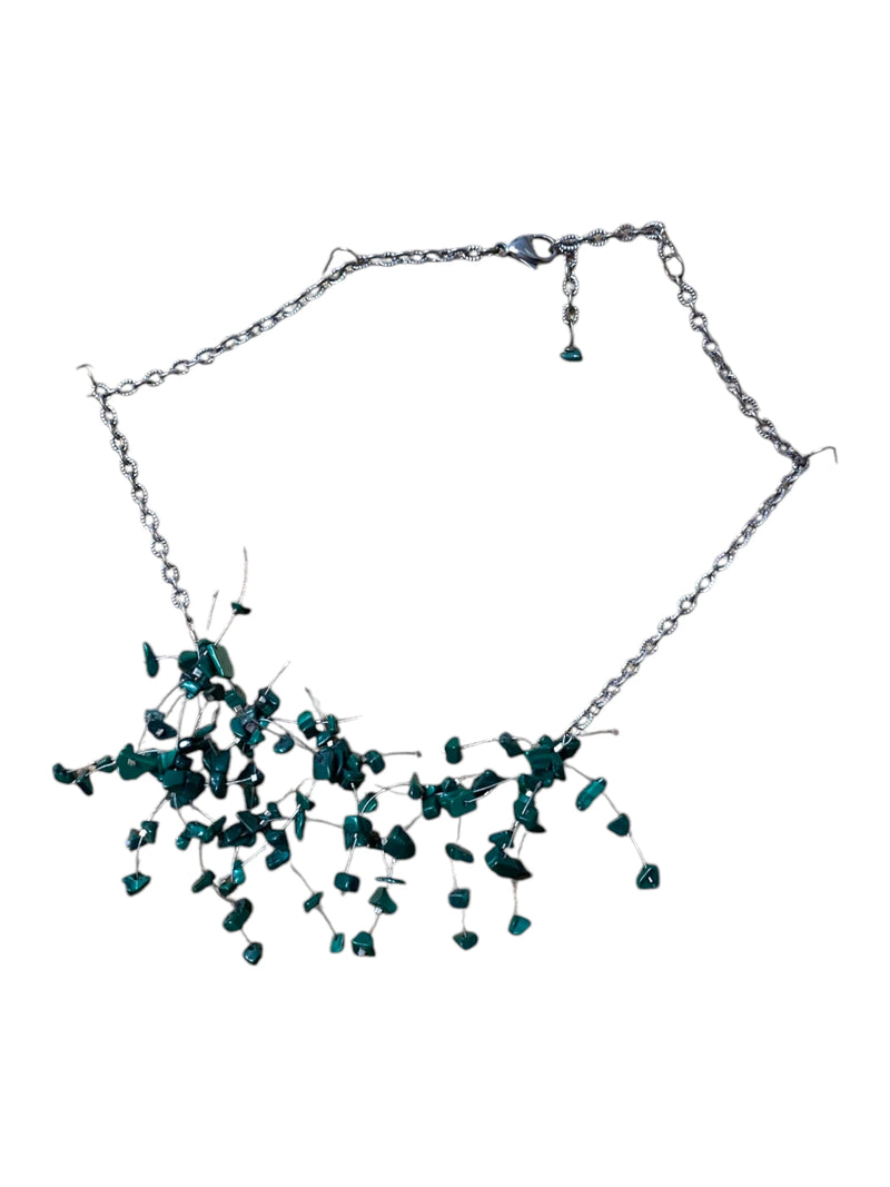 Malachite Spray Necklace