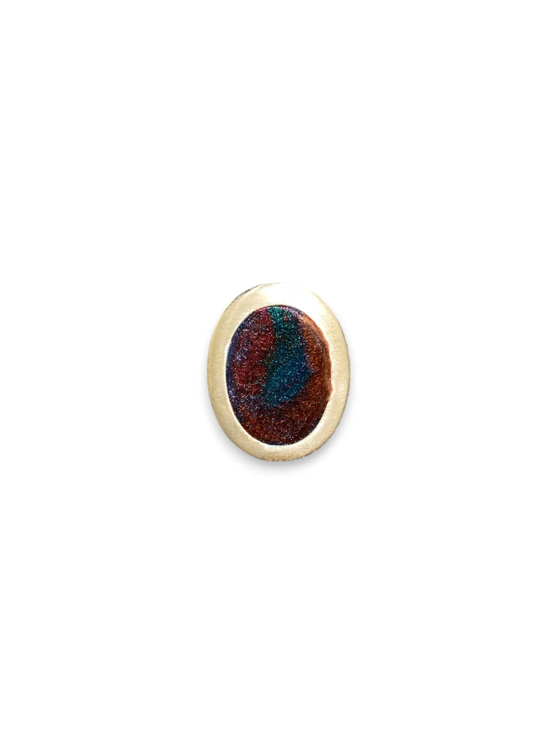 Multicolor Bezel Resin Ring