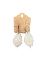 Cowhide Teardrop Earrings - Unique & Boho Chic | Statement Earrings for Women