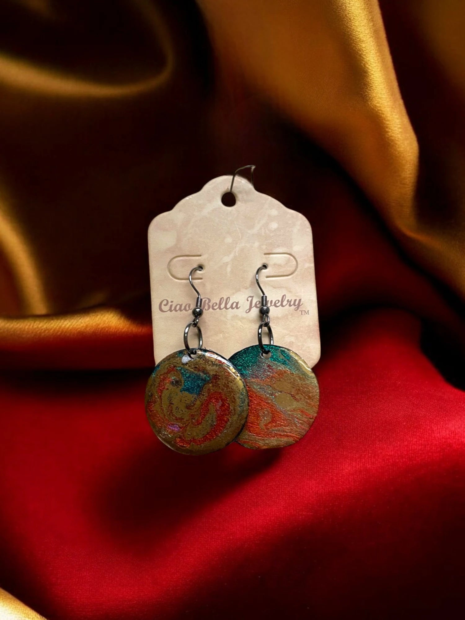 Upcycled Vinyl Record Earrings