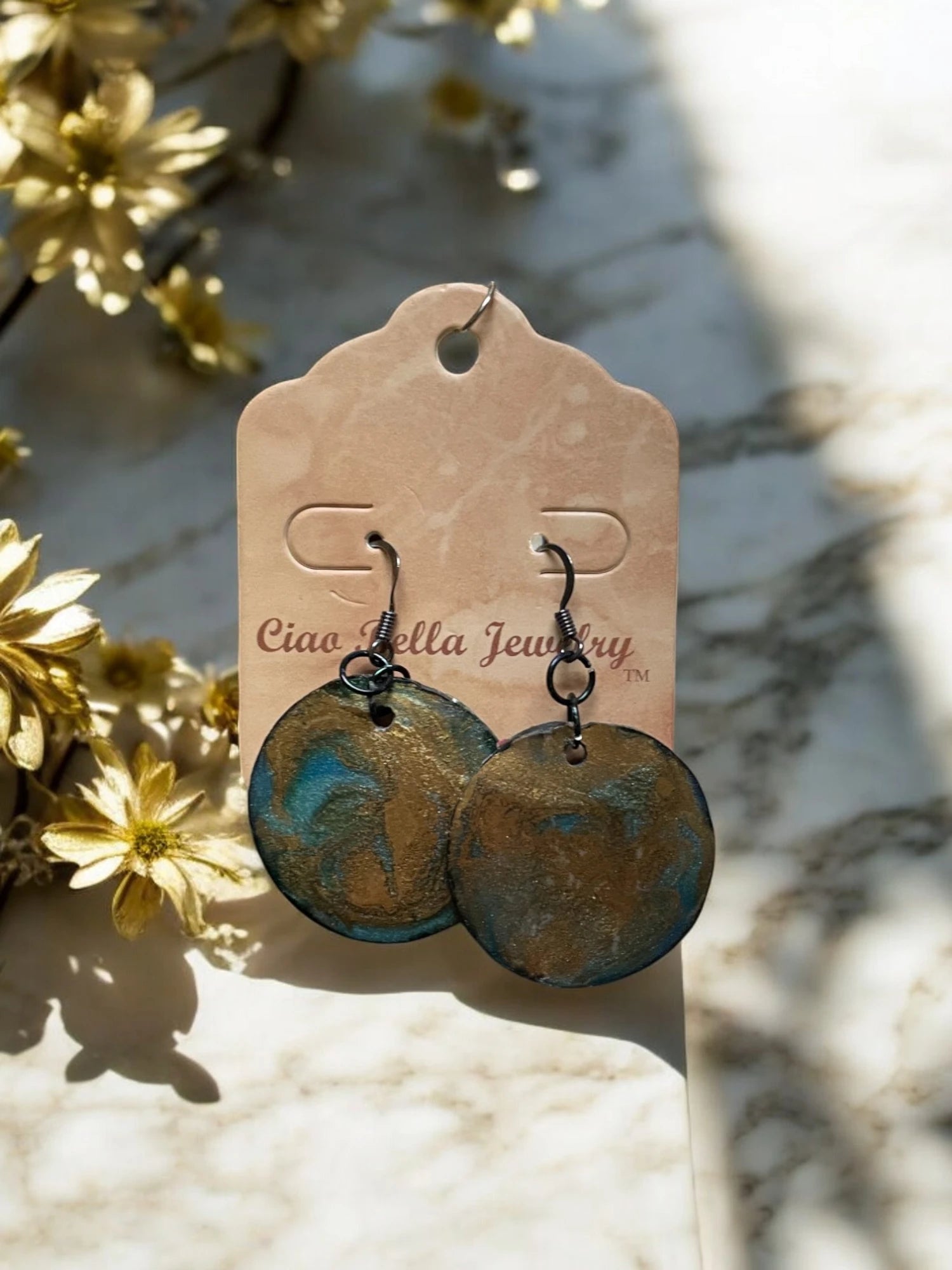 Upcycled Vinyl Record Earrings