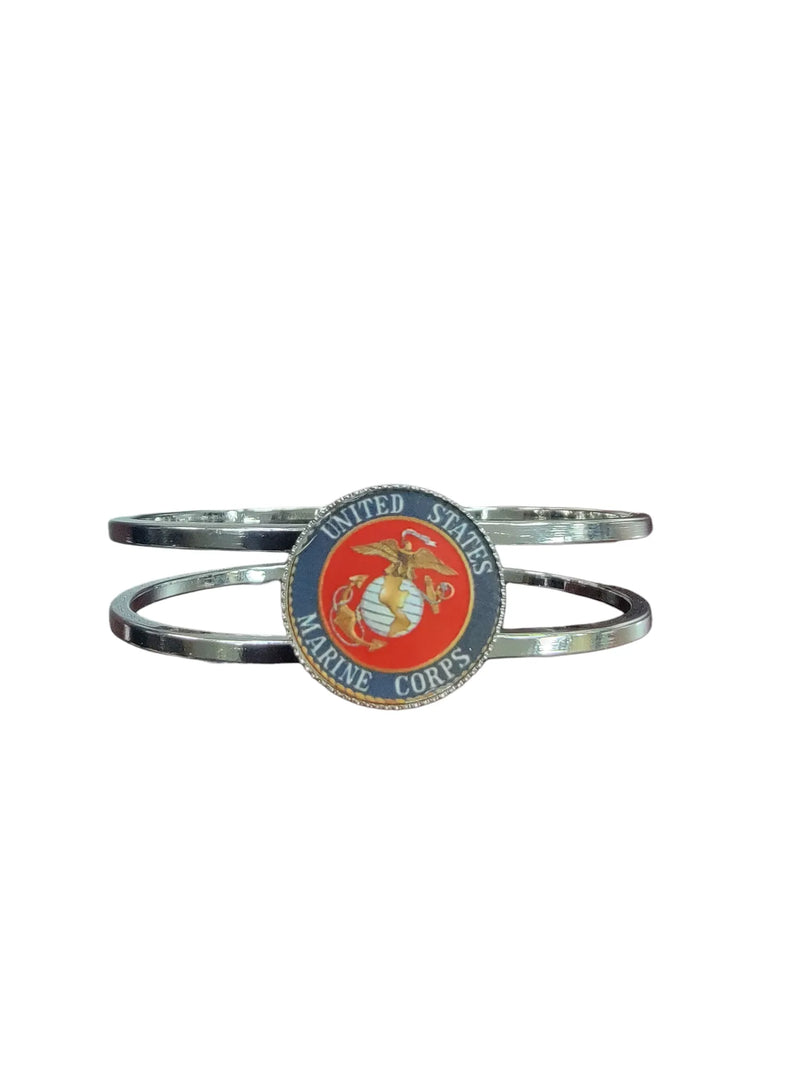 Officially Licensed Military Industrial Cuff Bracelet - Stainless Steel