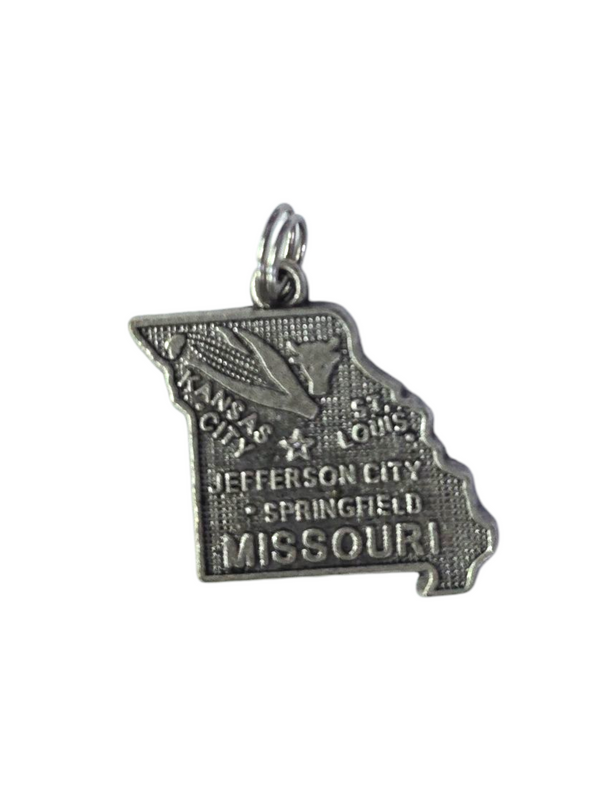 Missouri State Pewter Charm | Unique Jewelry Accessory