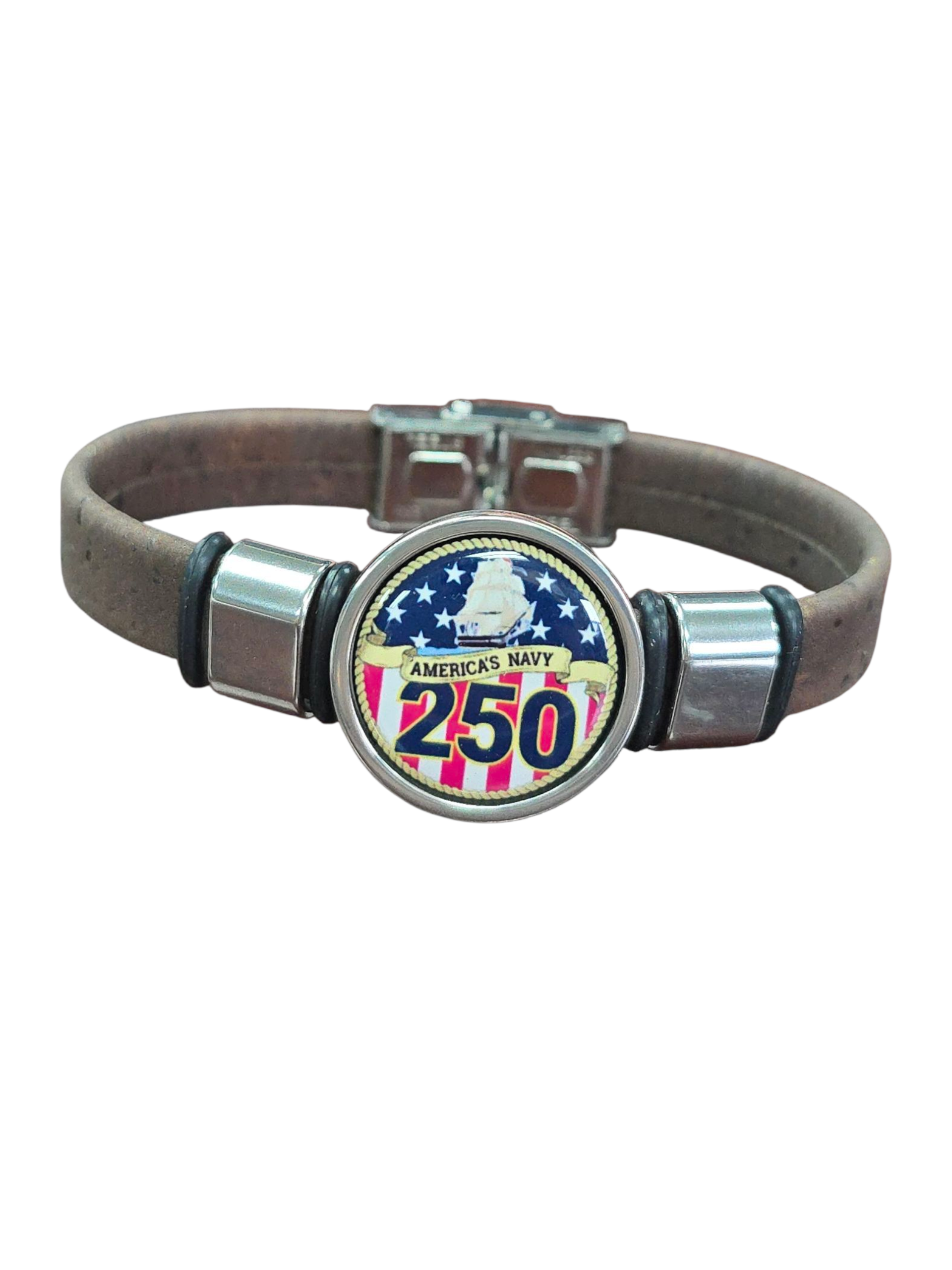 Limited Edition Navy Cork Bracelet - 250th Anniversary Collection | Made in the USA |Officially Licensed