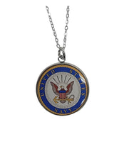 Officially Licensed Military Pendant Necklace in Gold or Silver - Gift Packed, Handmade, Stainless Steel