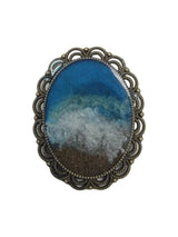 Beach Ocean Waves Sand Brooch