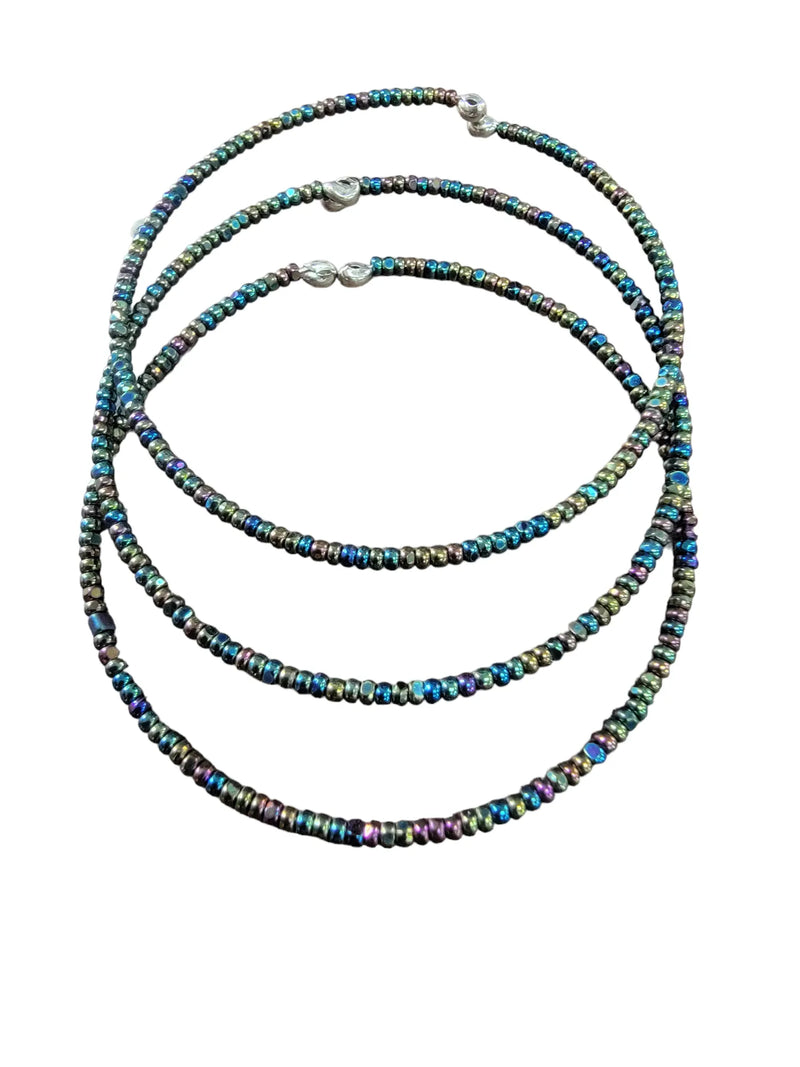 Beaded Minimalist Wire Bracelets