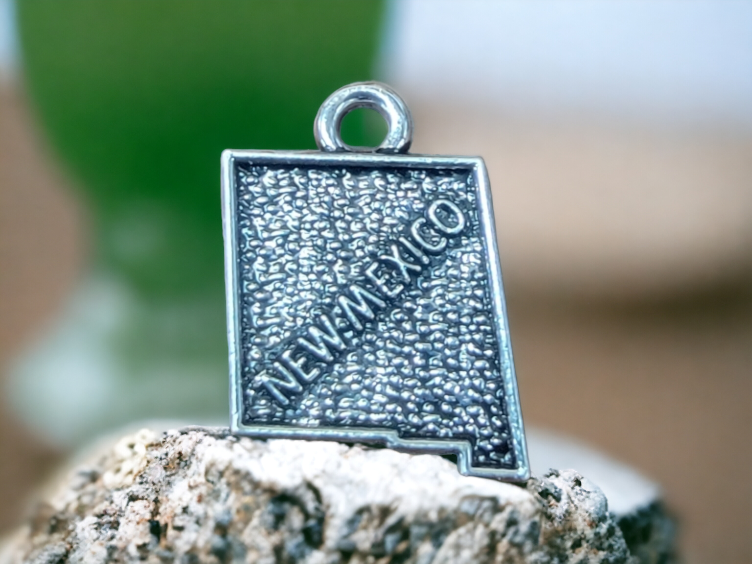 New Mexico State Pewter Charm | Unique Jewelry Accessory