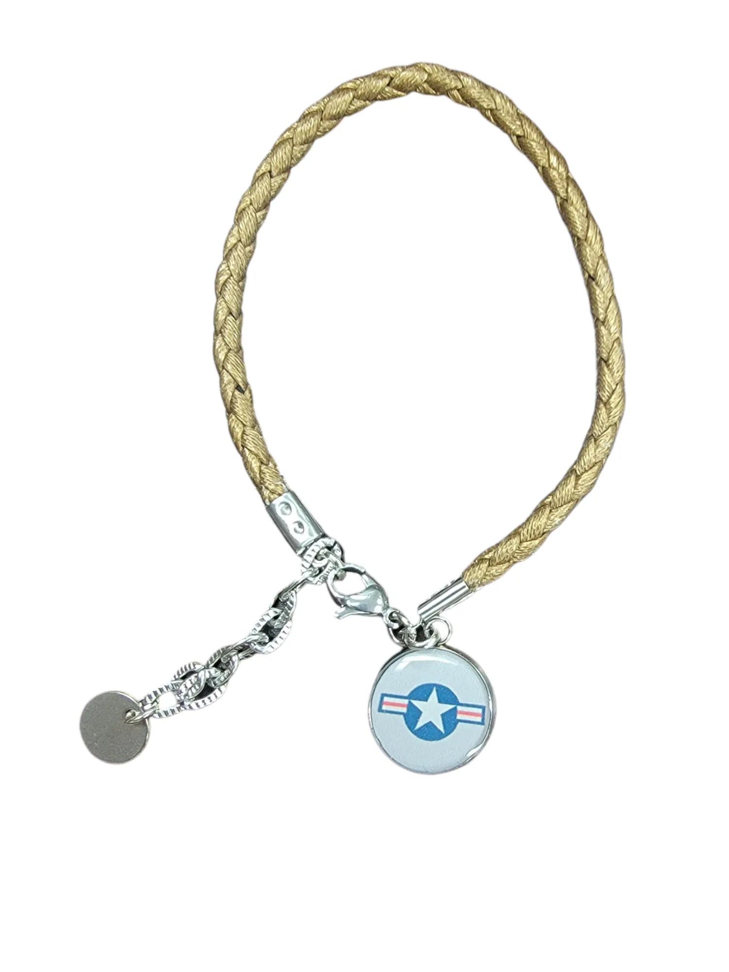 Official Air Force Leather Bracelet, Stylish, Patriotic, Adjustable, Perfect Gift for Patriots, Durable and High Quality, Sizes Available