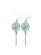 Officially Licensed Military Charm Earrings - A Proud Symbol of Service and Sacrifice