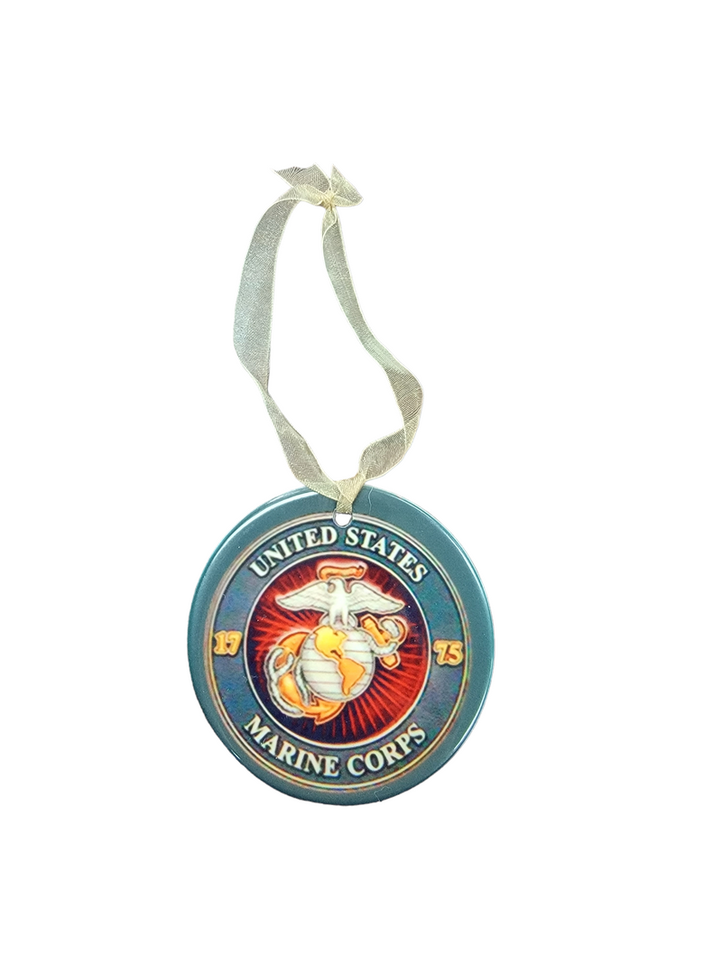 Officially Licensed Military Ornaments (USMC, Army, Navy, Air Force, Space Force, Coast Guard)