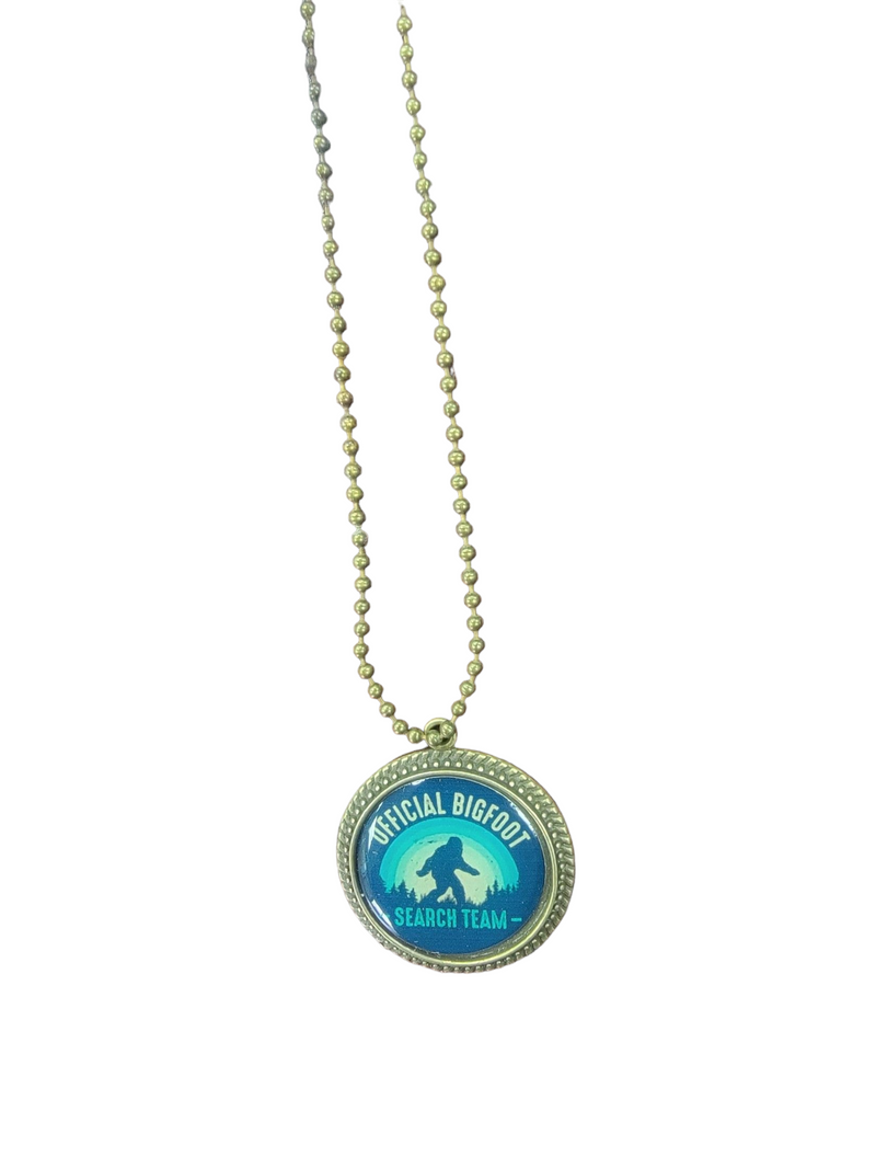 Unveiling the Mystery: Official Bigfoot Search Team Pendant Necklace for Sasquatch Fanatics