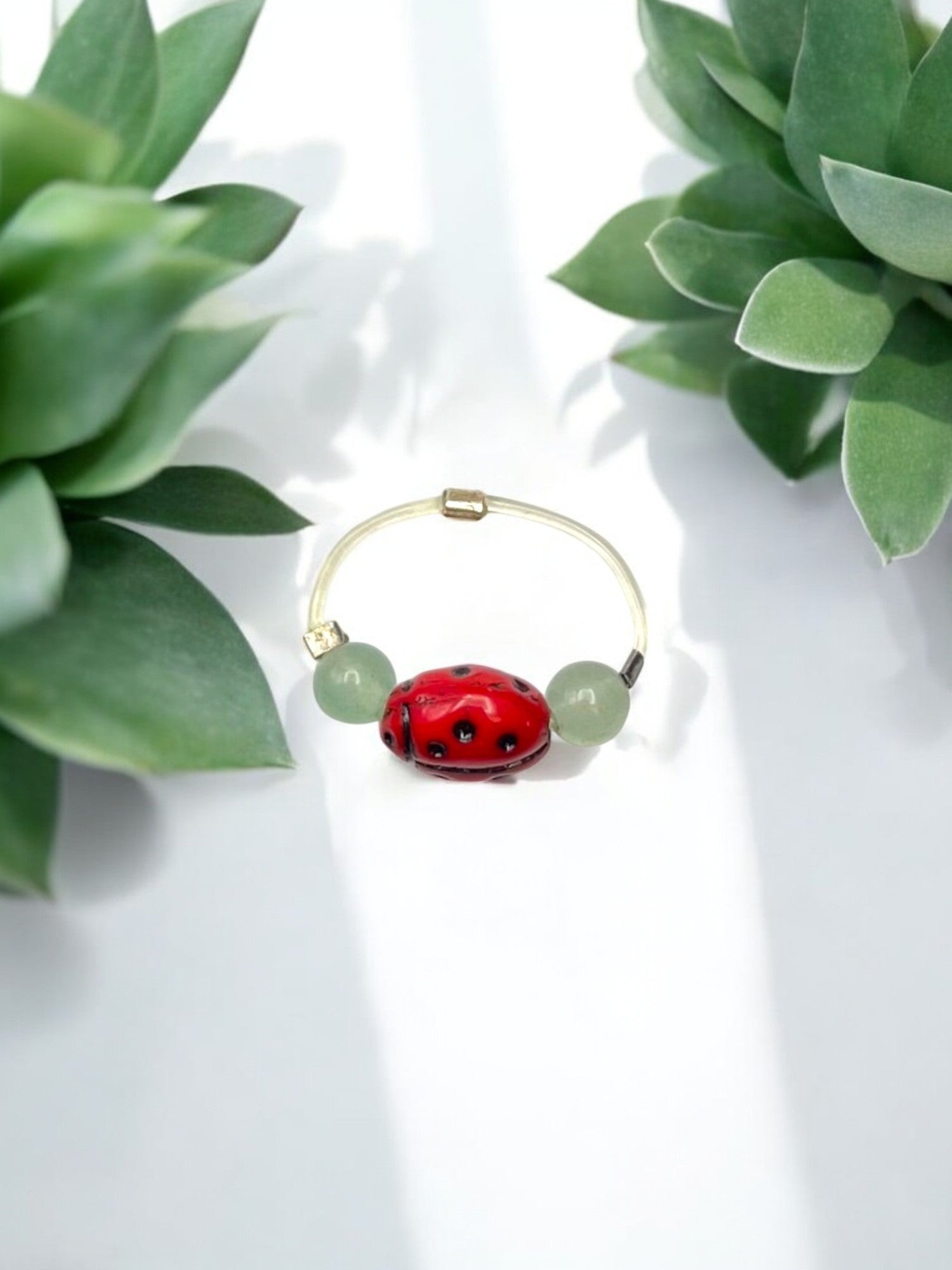 Stretch Gemstone Toe Rings