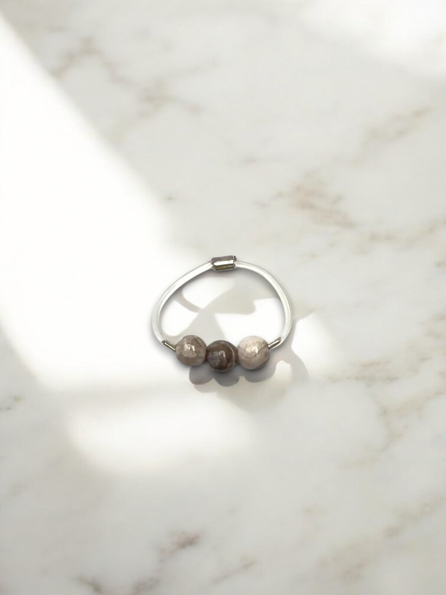 Stretch Gemstone Toe Rings