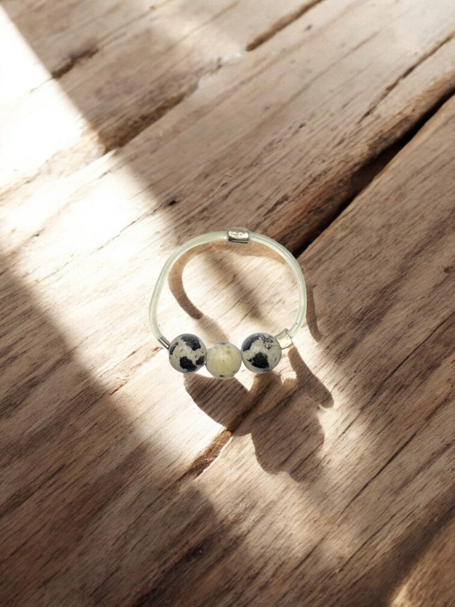 Stretch Gemstone Toe Rings