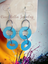 Double Down on Style: Sea Glass Hoop Earrings Made for a Statement