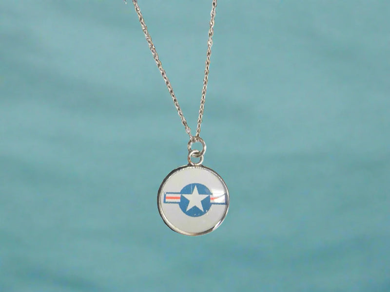 Officially Licensed Military Pendant Necklace in Gold or Silver