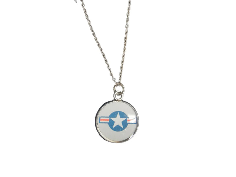 Officially Licensed Military Pendant Necklace in Gold or Silver - Gift Packed, Handmade, Stainless Steel