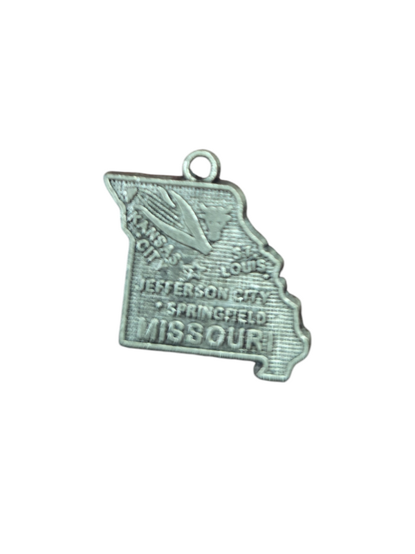 Missouri State Pewter Charm | Unique Jewelry Accessory