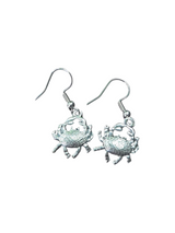 Adorable Silver Crab Earrings - Ocean Lover's Gift