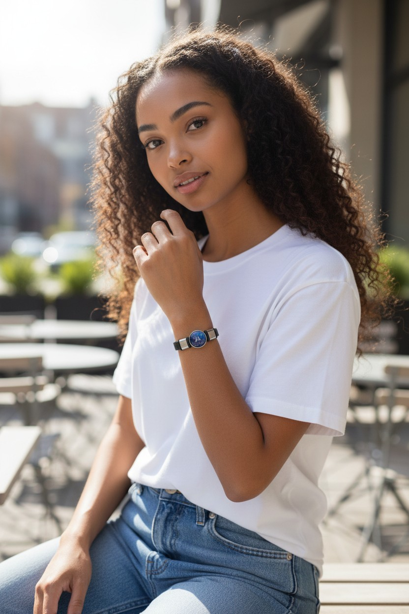 Space Force Unisex Brown Cork Bracelet | Made in the USA | Officially Licensed | Sustainable
