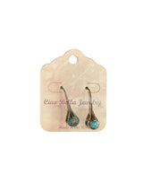 Sterling Silver Teardrop Dangle Murano Glass Earrings (Pick Your Perfect Hue!)