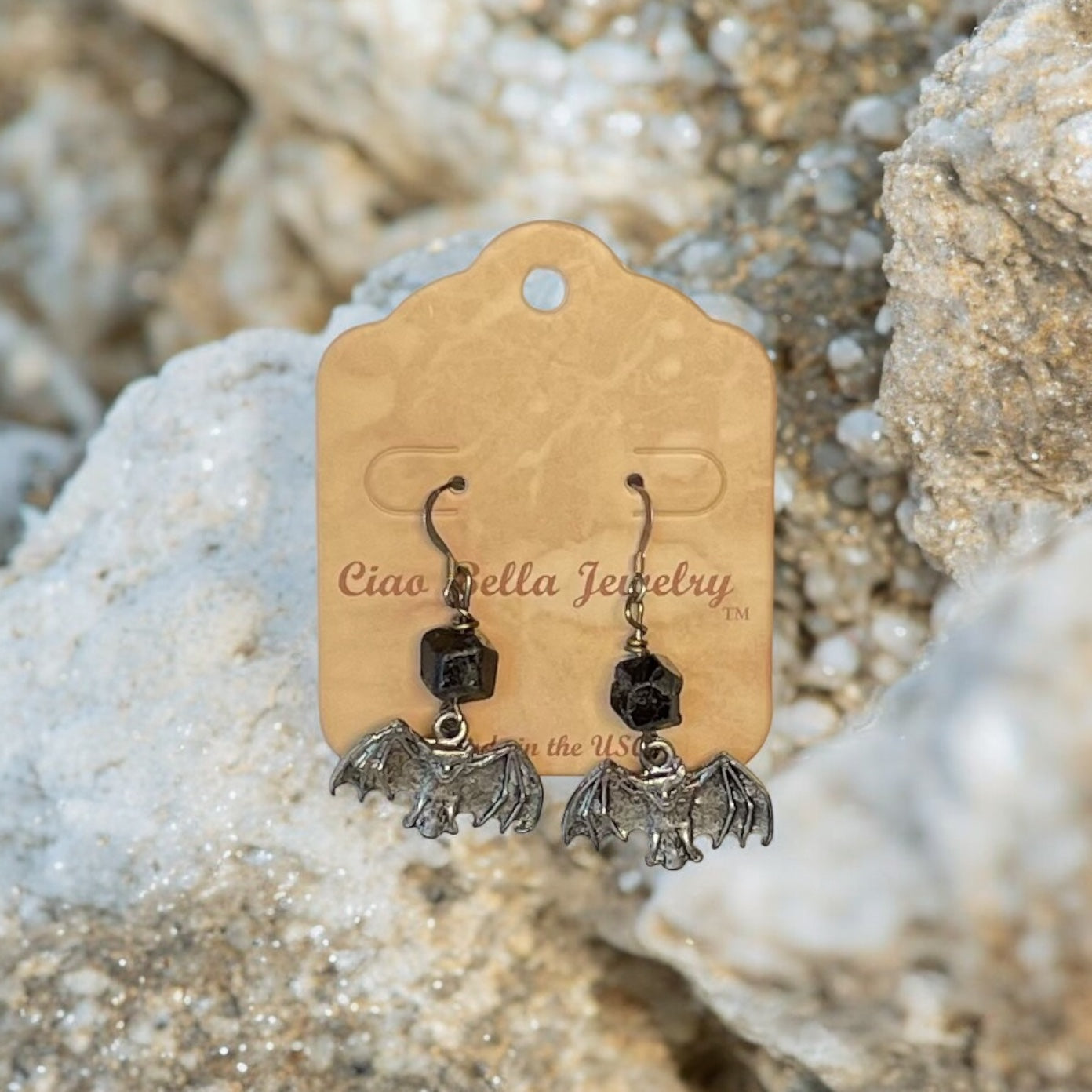 Spooky & Sweet Bat Dangle Earrings - Two Styles Available!