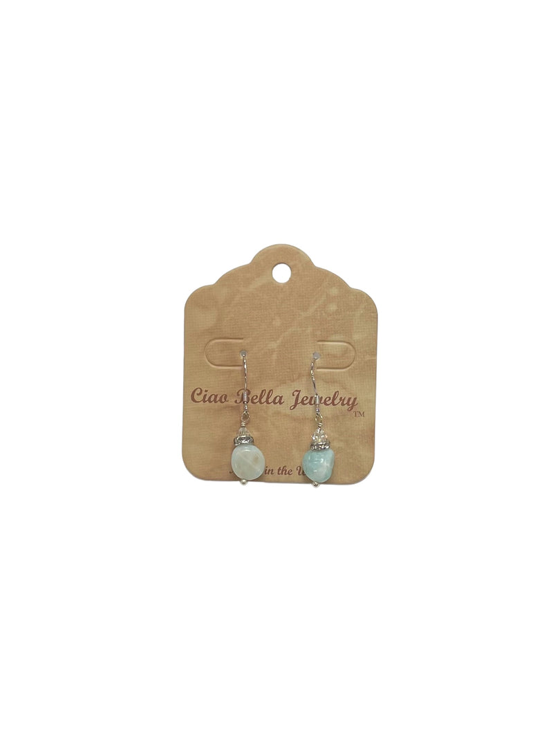 Amazonite Sterling Silver Dangle Earrings