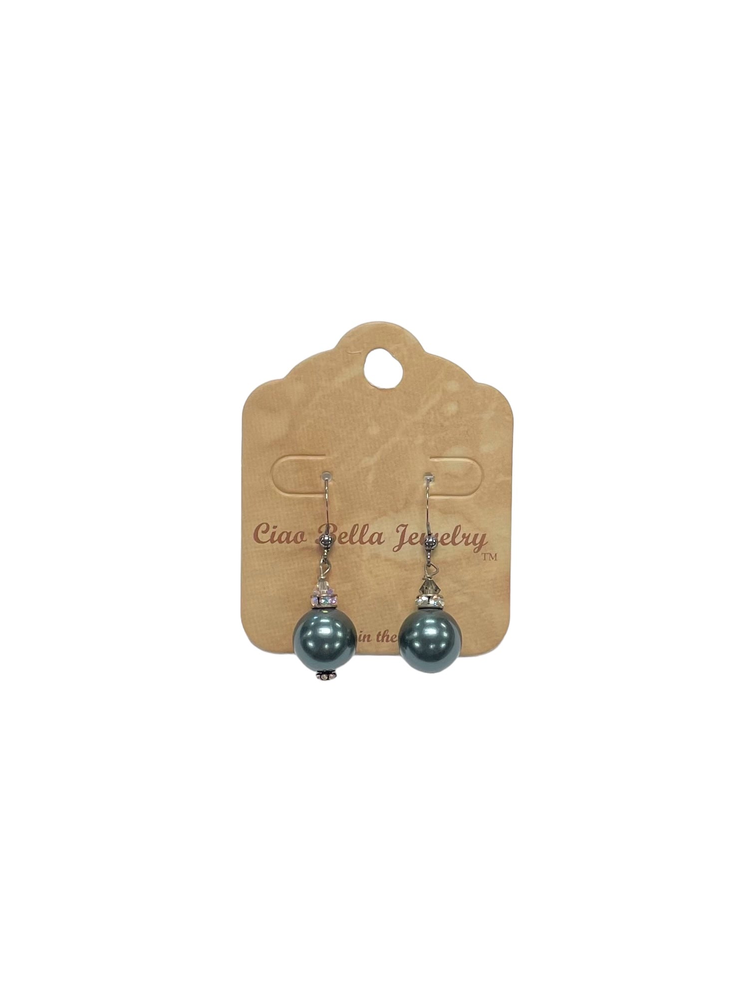 Black Pearl Elegant Drop Earrings