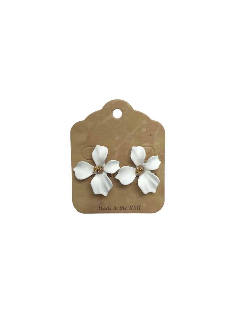 Delicate Dogwood Flower Earrings | Floral Jewelry