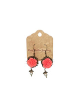 Rose Flower Earrings | Victorian Romantic Floral Jewelry | Assorted Colors