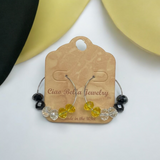 Silver Crystal Hoop Earrings | Multicolor Gemstone Hoops