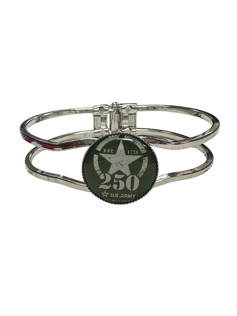 Officially Licensed Military Industrial Cuff – 250th Anniversary Collection (Army, Navy, Marine)