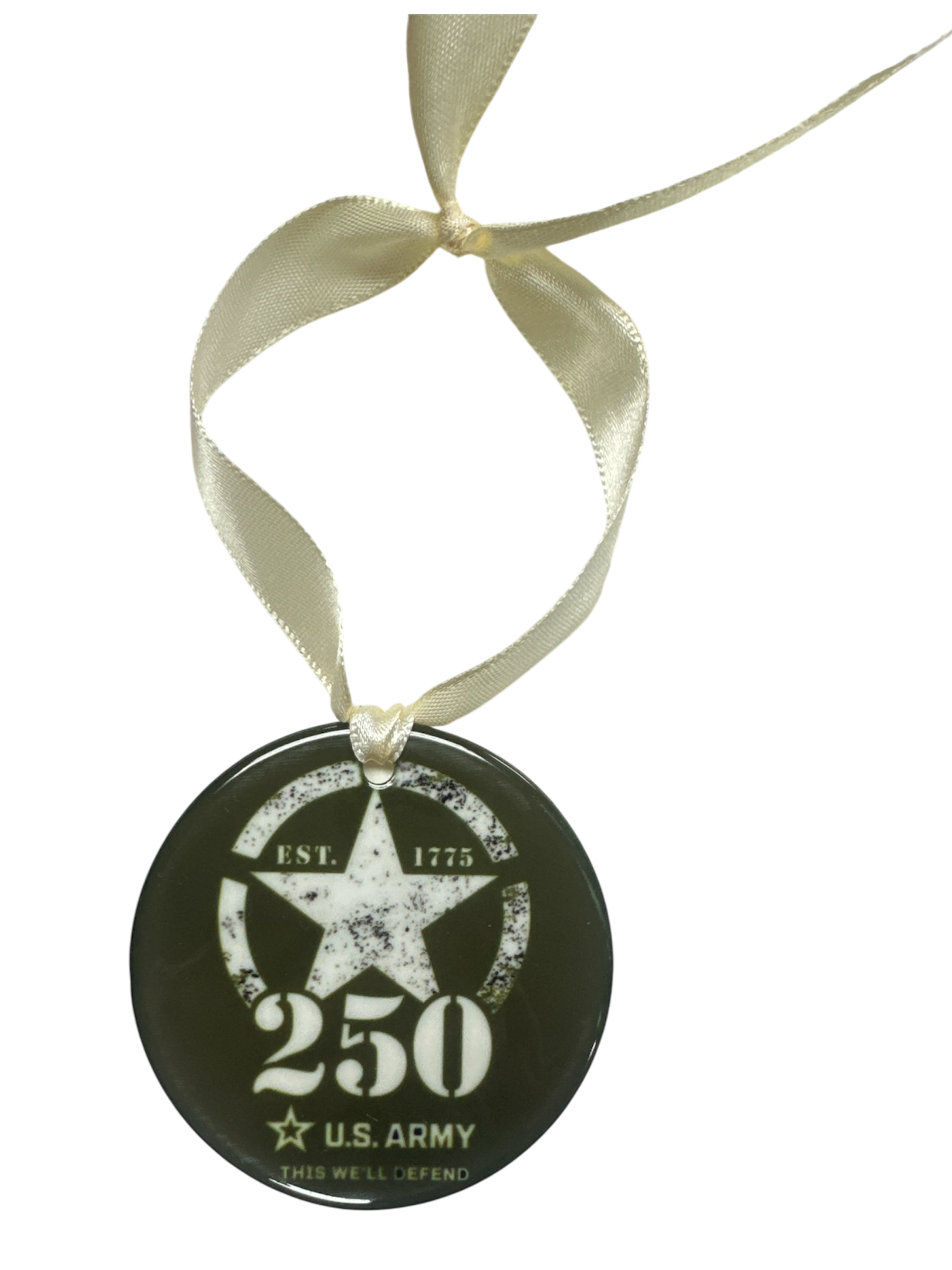 Officially Licensed Military Ornament – 250th Anniversary Collection (Army, Navy, Marine) Made in USA
