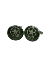 Officially Licensed Military Cufflinks - 250th Anniversary Collection (Army, Navy, Marine)
