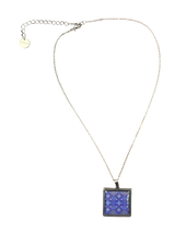 Quilt Mosaic Ensemble - Patterned Necklace & Earrings Set