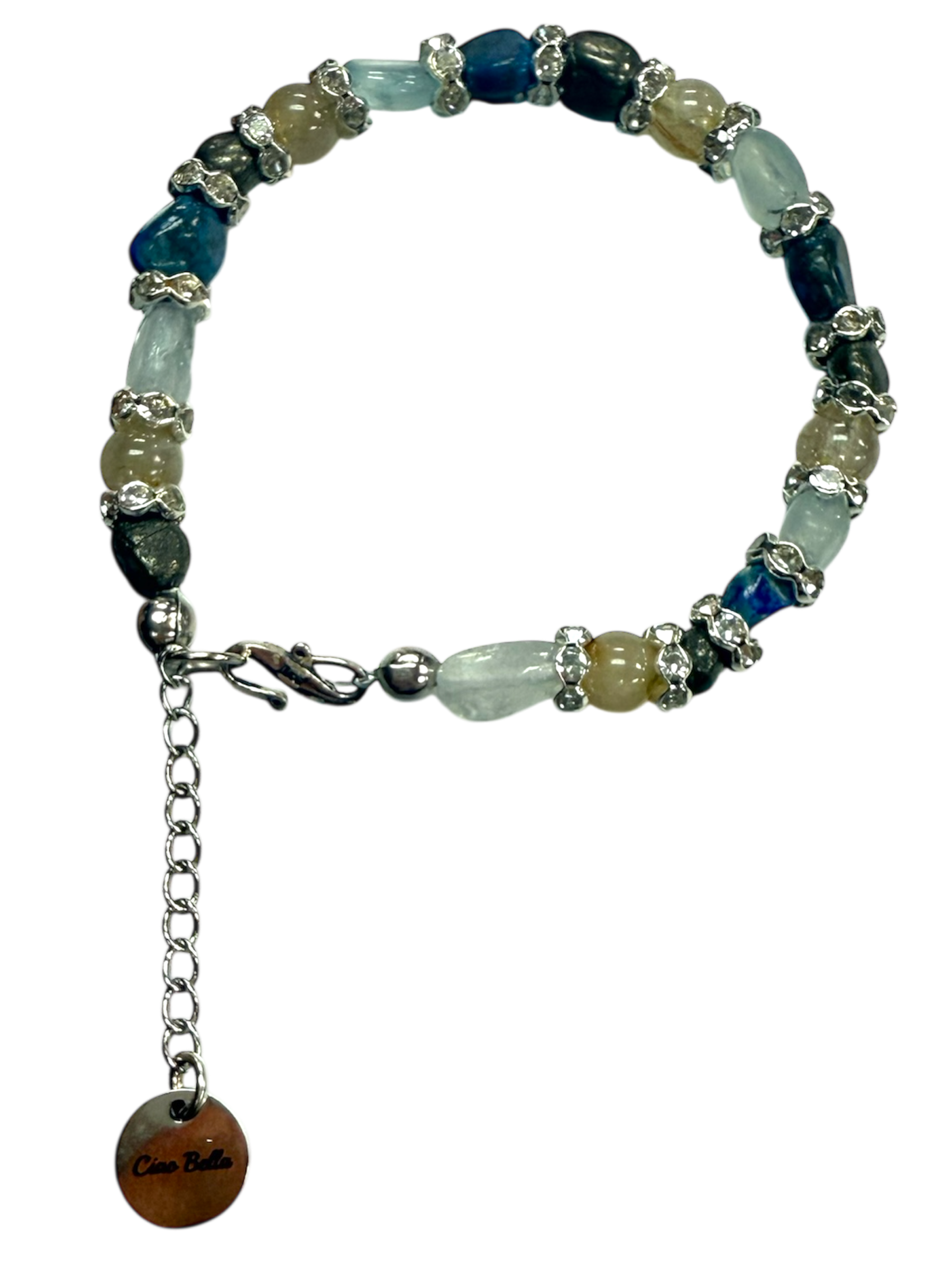 The Hope Collection | Lapis & Aquamarine Sterling Silver Cancer Charity Jewelry Set | Sterling Silver