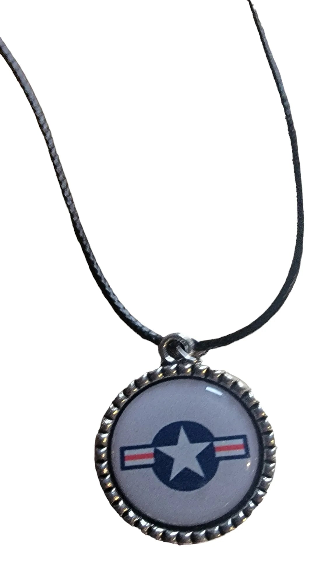 Army, Navy, Air Force, Space Force, Marine Corps Logo Pendant Necklaces | Made in the USA |, Officially Licensed