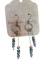 Handmade Bar Drop Beaded Earrings