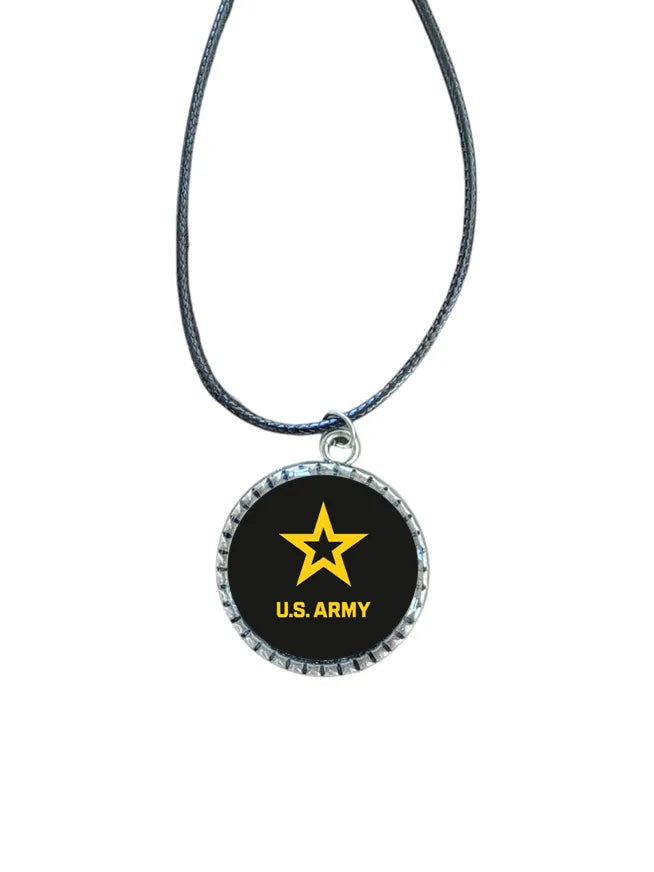 Officially Licensed Military Logo Pendant Necklaces | Show Your Pride in Your Military Service