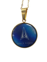 Officially Licensed Military Pendant Necklace in Gold or Silver