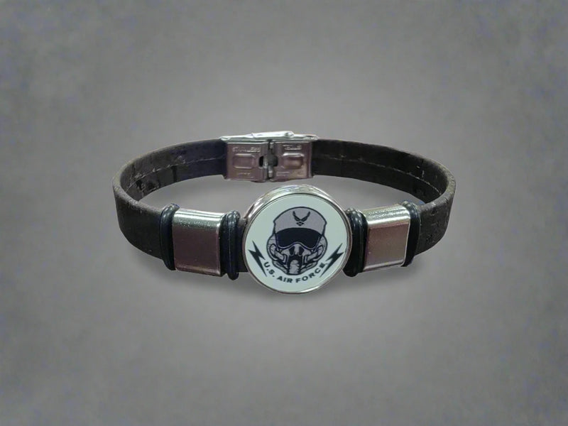 Officially Licensed USAF Cork Bracelet