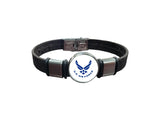 Air Force Wings Cork Bracelet - Officially Licensed Military Merchandise