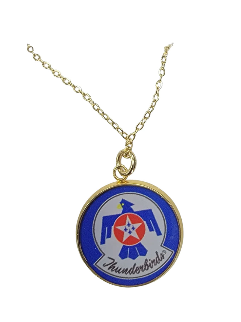 Officially Licensed Military Pendant Necklace in Gold or Silver